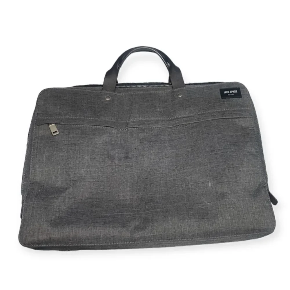 Jack Spade New York grey laptop bag